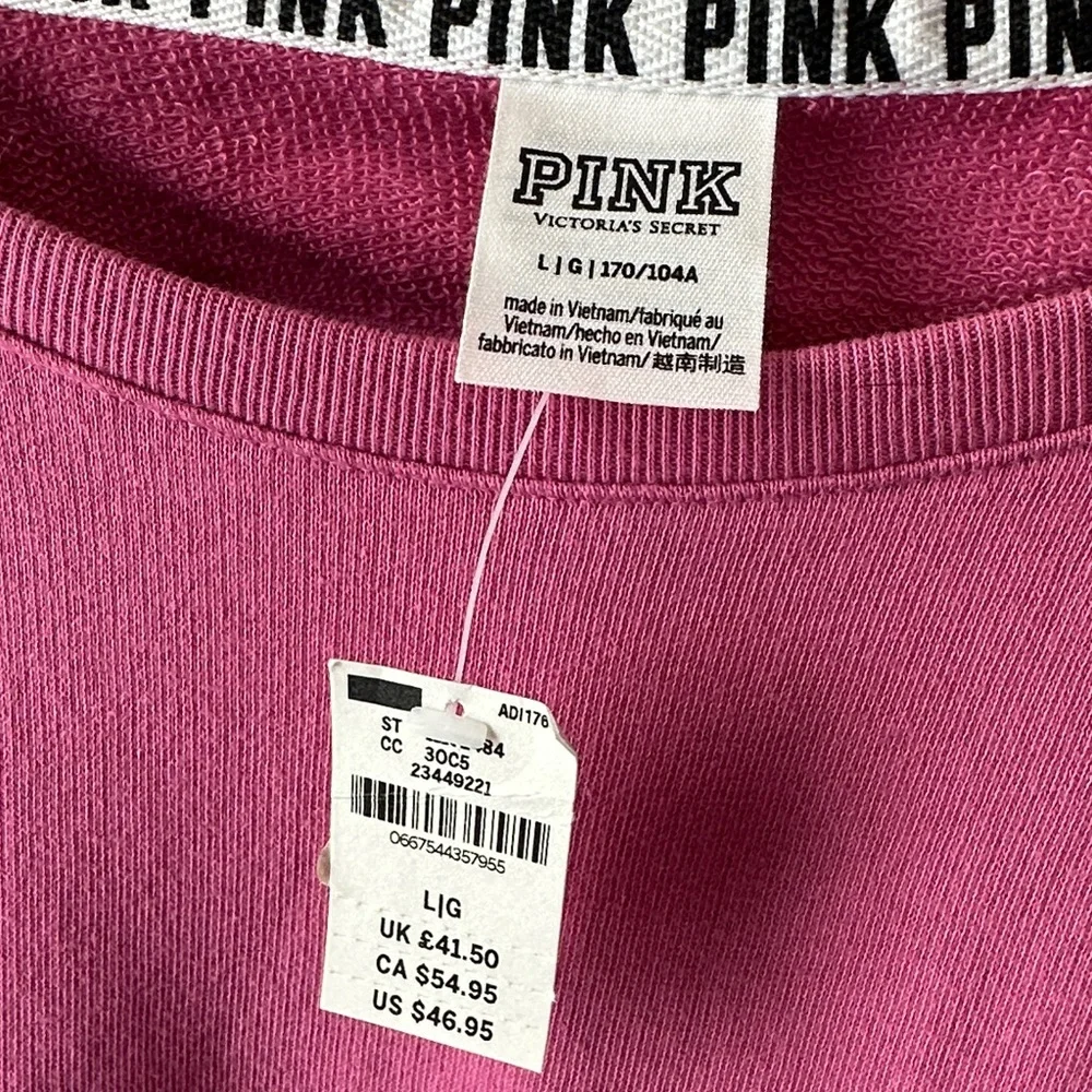 PINK Victoria's Secret Magenta Sweatshirt - Picture 3 of 3